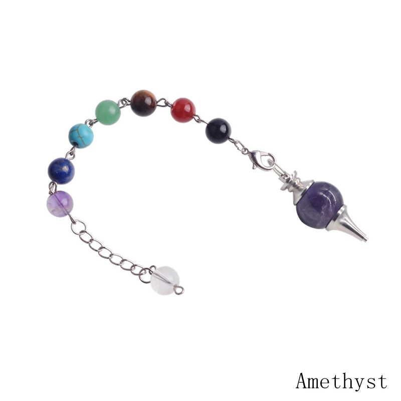 Summer Accessories Natural Stones 7 Chakula Reiki Healing Crystal Pendulum Ladies Pendant Treatment Yu yoga Jewelery Woman Gift
Summer Accessories Natural Stones 7 Chakula Reiki Healing Crystal Pendulum Ladies Pendant Treatment Yu yoga Jewelery Woman Gift
