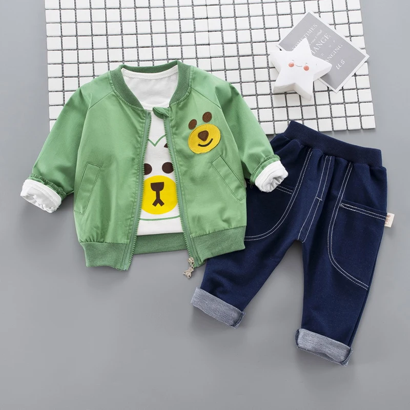 HYLKIDHUOSE 2018 Autumn Baby Girl Boy Clothes Suits Cartoon Bear Coat T Shirt Pants Infant Clothing Set Casual Kid Clothes Suits
HYLKIDHUOSE 2018 Autumn Baby Girl Boy Clothes Suits Cartoon Bear Coat T Shirt Pants Infant Clothing Set Casual Kid Clothes Suits