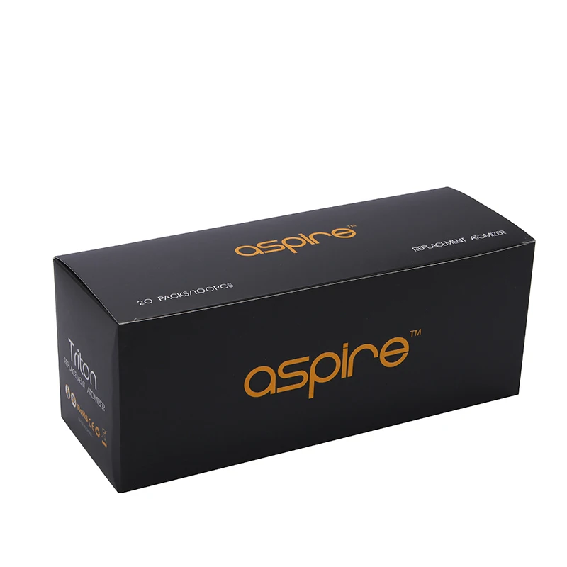 5PCS Original Aspire Triton Coil head 0.3 0.4 1.8ohm Replacement Coils With Japanese Organic Cotton Trion Coil Evaporator E Cig 07