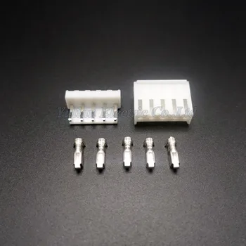 25sets/lot VH3.96 5Pin 3.96mm connectors wiring terminals A set of:socket + plug + terminals
25sets/lot VH3.96 5Pin 3.96mm connectors wiring terminals A set of:socket + plug + terminals