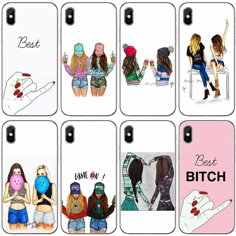 Best Friends Soft Silicone Phone Case For iPhone 6 6plus 7 8plus 5 5S 5C SE X XS XR Max | Мобильные телефоны и аксессуары