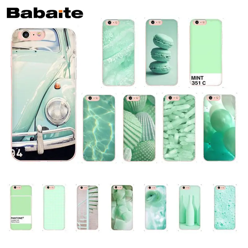 Babaite Fashion Mint Green Phone Case for iphone 11 Pro 11Pro Max X XS MAX 6 6s 7 7plus 8 8Plus 5 5S SE XR
Babaite Fashion Mint Green Phone Case for iphone 11 Pro 11Pro Max X XS MAX 6 6s 7 7plus 8 8Plus 5 5S SE XR