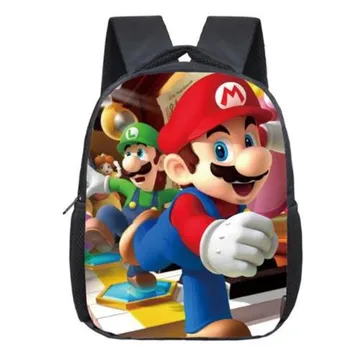 Kids Backpack 12 Inch Super Mario Bros Kindergarten School Bags Sonic Printing Bookbags Children Baby Toddler bag Gift
Kids Backpack 12 Inch Super Mario Bros Kindergarten School Bags Sonic Printing Bookbags Children Baby Toddler bag Gift