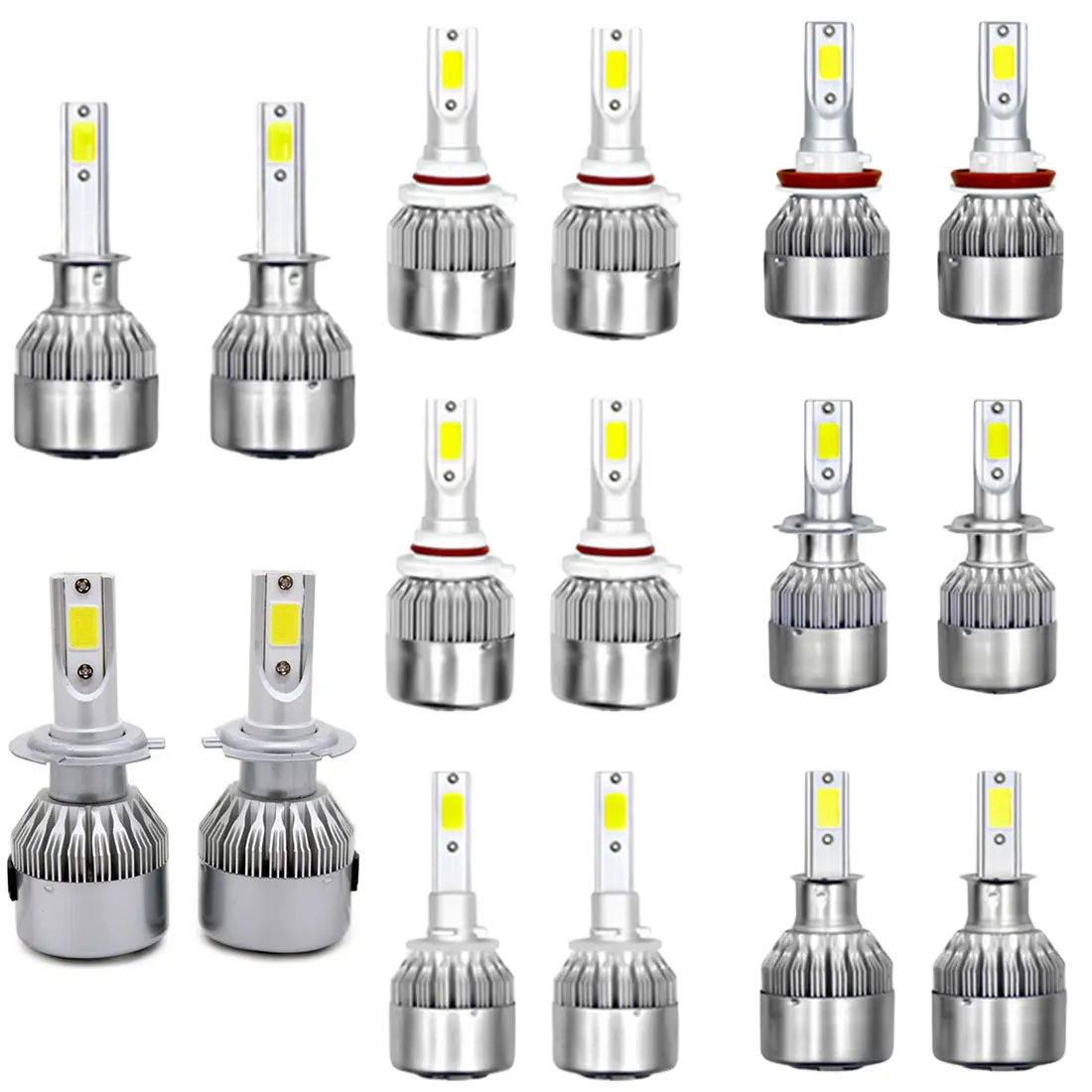 2Pcs Car Lights Bulbs LED Headlights Super Bright Far And Near Light Bulb Super Bright H7 H1 H4 H11 9005 36W 12V Auto Led Lamps
2Pcs Car Lights Bulbs LED Headlights Super Bright Far And Near Light Bulb Super Bright H7 H1 H4 H11 9005 36W 12V Auto Led Lamps