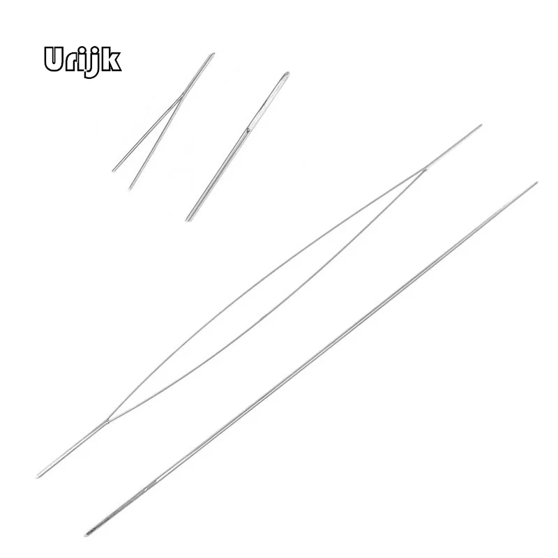 Urijk 5PCs Beading Needles 0.3mm Threading String Cord Pins Silver Tone Needlework Sewing Tool Embroidery Tools 57mm Long
Urijk 5PCs Beading Needles 0.3mm Threading String Cord Pins Silver Tone Needlework Sewing Tool Embroidery Tools 57mm Long