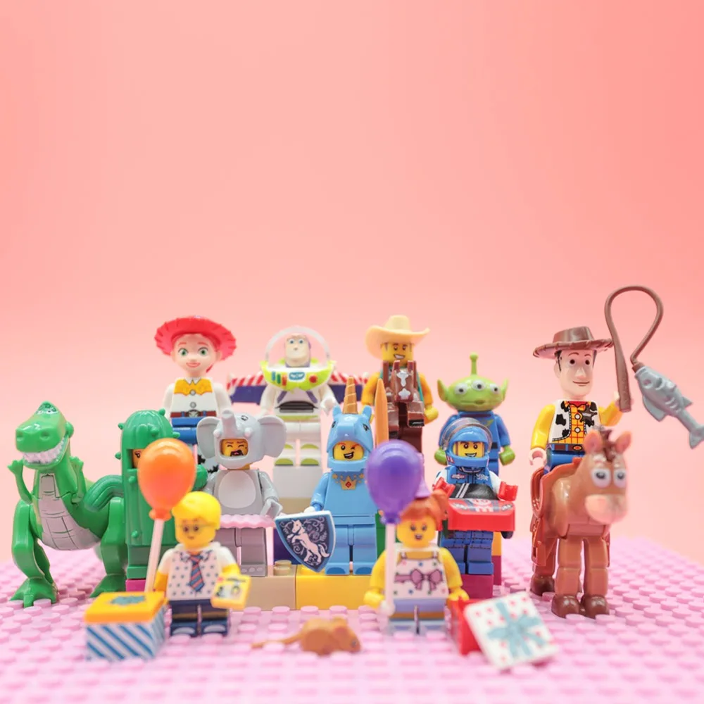 Cartoon Figures Buzz Lightyear Woody City Series Legoingly Friends Bricks model playmobil Building Blocks Toys for children gift
Cartoon Figures Buzz Lightyear Woody City Series Legoingly Friends Bricks model playmobil Building Blocks Toys for children gift