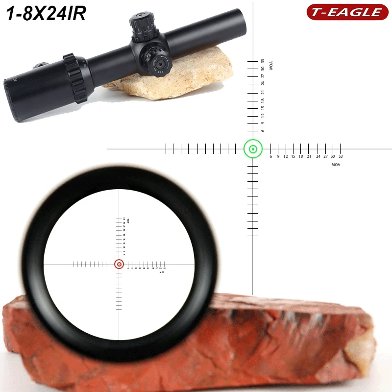Original T-Eagle 1-8X24IR Tactical RiflesScope for AirRifle sniper hunting Optics sight Riflescope for Shooting&outdoors
Original T-Eagle 1-8X24IR Tactical RiflesScope for AirRifle sniper hunting Optics sight Riflescope for Shooting&outdoors