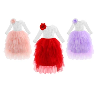 5 Color Lace Mesh Girls tutu Princess Dress Summer Flower Kids Dresses For Girls Dance Show Costume 2-8 Years Old Girls Dress
5 Color Lace Mesh Girls tutu Princess Dress Summer Flower Kids Dresses For Girls Dance Show Costume 2-8 Years Old Girls Dress