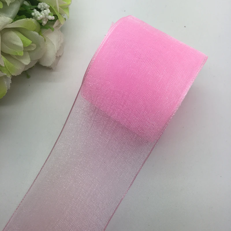 5 Yards/Lot 1-1/2" (38mm) Pink Organza Ribbon Bow Hair Wedding Decoration Lace Crafts
5 Yards/Lot 1-1/2" (38mm) Pink Organza Ribbon Bow Hair Wedding Decoration Lace Crafts