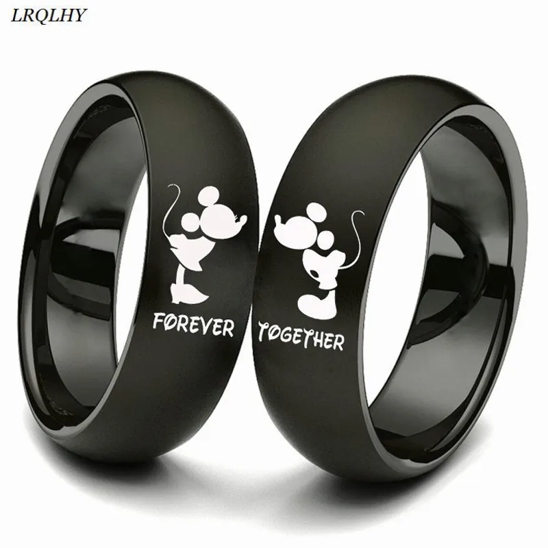 Mr. MRS couple ring forever together finger ring trendy simple Titanium metal jewelry cute Mickey Minnie symbol fashion gift
Mr. MRS couple ring forever together finger ring trendy simple Titanium metal jewelry cute Mickey Minnie symbol fashion gift