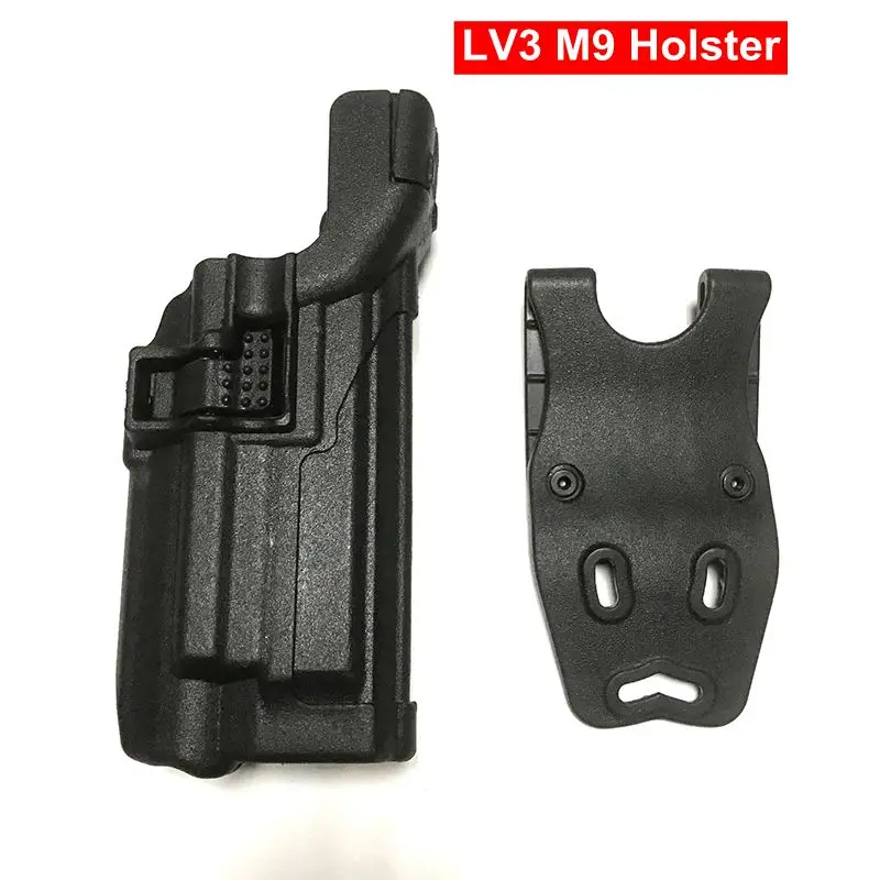 Military LV3 Beretta M9 92 96 Pistol Gun Men Hunting Airsoft Handgun Holster With Flashlight
Military LV3 Beretta M9 92 96 Pistol Gun Men Hunting Airsoft Handgun Holster With Flashlight