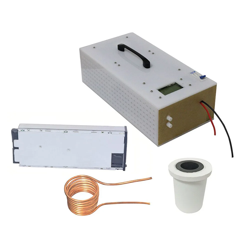 1.8KW/2.5KW Induction Heater High Frequency Induction Heating Machine Metal Smelting Furnace + Crucible+power supply
1.8KW/2.5KW Induction Heater High Frequency Induction Heating Machine Metal Smelting Furnace + Crucible+power supply