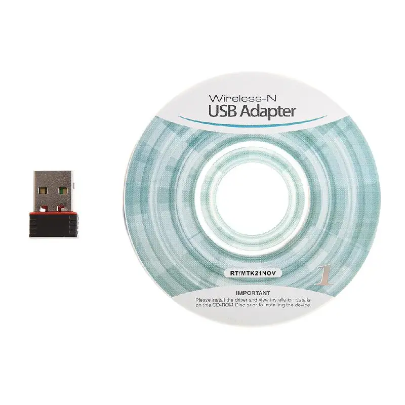 Mini 150Mbps USB2.0 WiFi Network Lan Card Wireless Adapter 802.11n/g/b Black
Mini 150Mbps USB2.0 WiFi Network Lan Card Wireless Adapter 802.11n/g/b Black
