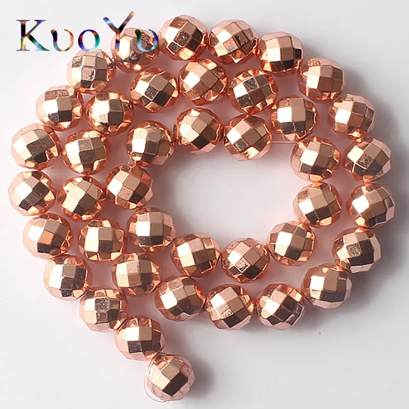 AAA Natural Faceted Rose Gold Hematite Beads Round Stone Loose Bead For Jewelry Making 15inch 4/6/8/10mm DIY Bracelet Necklace
AAA Natural Faceted Rose Gold Hematite Beads Round Stone Loose Bead For Jewelry Making 15inch 4/6/8/10mm DIY Bracelet Necklace