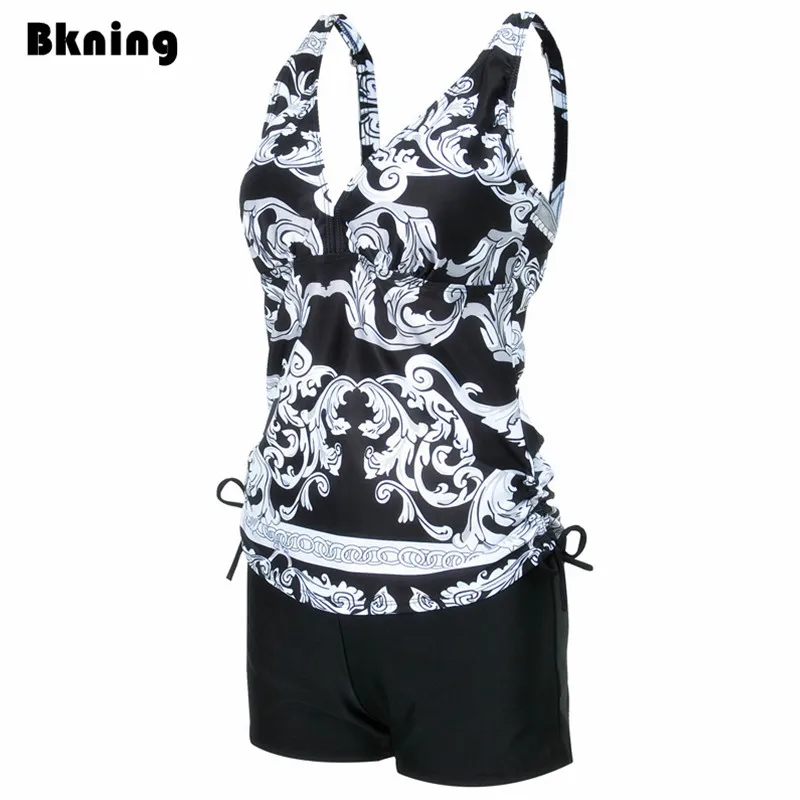 White Flower Swimsuit Skirt Two 2 Piece Bathing Suits 2018 Swimming Suit Women Tankinies With Shorts Swimwear Plus Size XXL Swim
White Flower Swimsuit Skirt Two 2 Piece Bathing Suits 2018 Swimming Suit Women Tankinies With Shorts Swimwear Plus Size XXL Swim