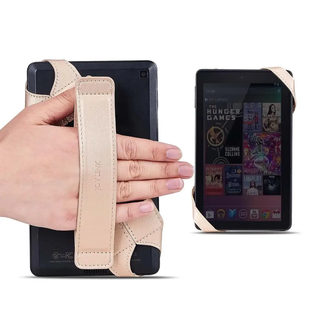 JOYLINK Generic Tablet Hand Strap Holder for Kindle Fire 6 7 inch 360 Degrees Swivel Leather Handle Grip With Elastic Belt,Cold
JOYLINK Generic Tablet Hand Strap Holder for Kindle Fire 6 7 inch 360 Degrees Swivel Leather Handle Grip With Elastic Belt,Cold