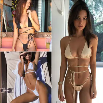 Sexy Swimwear Women Split Swimsuit Simple Bandage Swimsuit Two Pieces Mini Bikini Set Biquini Bikinis Woman A2273YPD
Sexy Swimwear Women Split Swimsuit Simple Bandage Swimsuit Two Pieces Mini Bikini Set Biquini Bikinis Woman A2273YPD