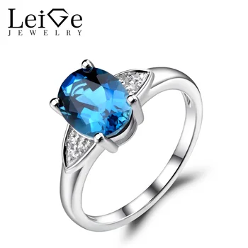 Leige Jewelry London Blue Topaz Ring Oval Shaped Wedding Engagement Rings for Women 925 Sterling Silver Gemstone Fine Jewelry
Leige Jewelry London Blue Topaz Ring Oval Shaped Wedding Engagement Rings for Women 925 Sterling Silver Gemstone Fine Jewelry