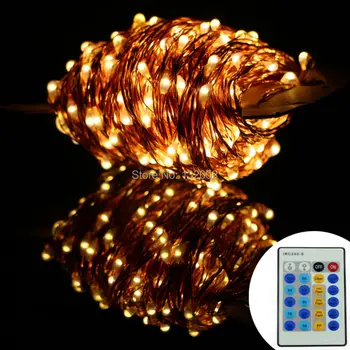 10m/20m/30m/50m Copper Wire Warm White Newest Remote Control LED String Lights Starry Lights Christmas Fairy lights+AC Adapter
10m/20m/30m/50m Copper Wire Warm White Newest Remote Control LED String Lights Starry Lights Christmas Fairy lights+AC Adapter