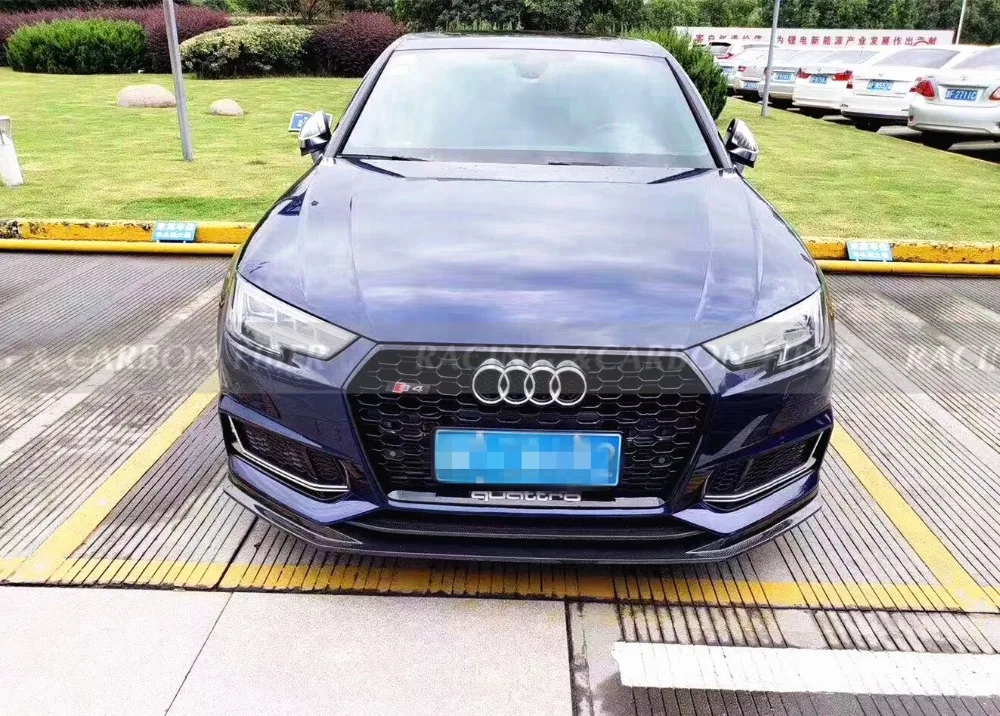 2017 A4 Sline S4 ECS Style Carbon Fiber Front Lip Splitter Spoiler For Audi A4 SLINE S4 B9
2017 A4 Sline S4 ECS Style Carbon Fiber Front Lip Splitter Spoiler For Audi A4 SLINE S4 B9