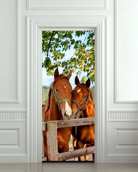 DIY 3D Wall Sticker Mural Home Decor Horses Stall Barn Removable Door Sticker decole 77*200cm
DIY 3D Wall Sticker Mural Home Decor Horses Stall Barn Removable Door Sticker decole 77*200cm