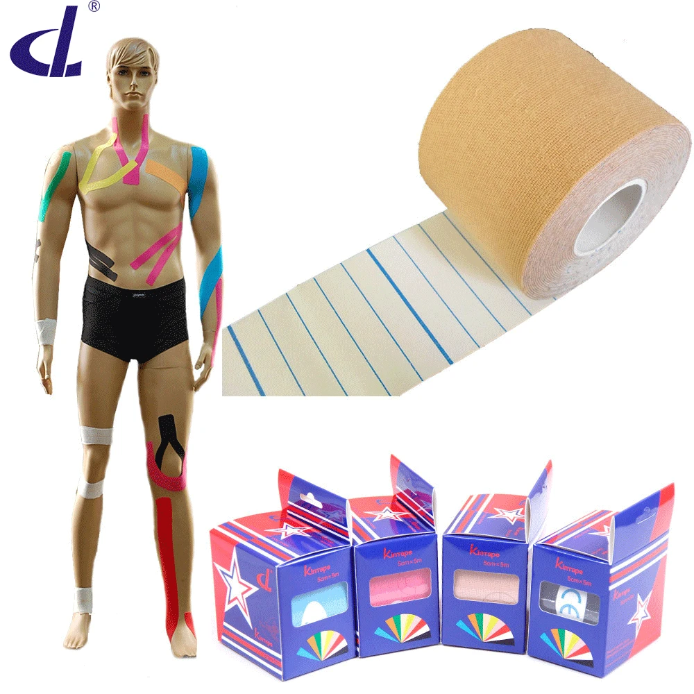 Muscle Kinesiotaping 5cmx5m DL Brand(10rolls / lot) Hot sale free shipping+Usage manual+Kinesiology pure tape manufacturer
Muscle Kinesiotaping 5cmx5m DL Brand(10rolls / lot) Hot sale free shipping+Usage manual+Kinesiology pure tape manufacturer