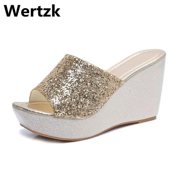 Wertzk Women shoes Summer wedge slippers 2019 new fashion Women high heel sandals summer bowknot beach simple sweet Slipper E247
Wertzk Women shoes Summer wedge slippers 2019 new fashion Women high heel sandals summer bowknot beach simple sweet Slipper E247