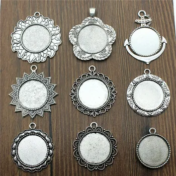 6pcs Fit 25mm Round Glass Cabochon Antique Silver Color Cabochon Base Setting Jewelry Finding Jewelry Making
6pcs Fit 25mm Round Glass Cabochon Antique Silver Color Cabochon Base Setting Jewelry Finding Jewelry Making