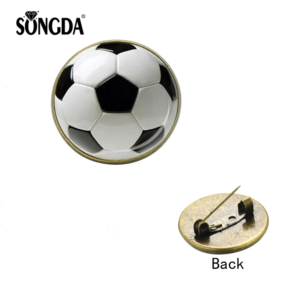 SONGDA Cute Mini Sports Football Brooch Pins Cartoon Pattern Printed Glass Dome Hemisphere Lapel Pin Button Badges Fit Backpack
SONGDA Cute Mini Sports Football Brooch Pins Cartoon Pattern Printed Glass Dome Hemisphere Lapel Pin Button Badges Fit Backpack