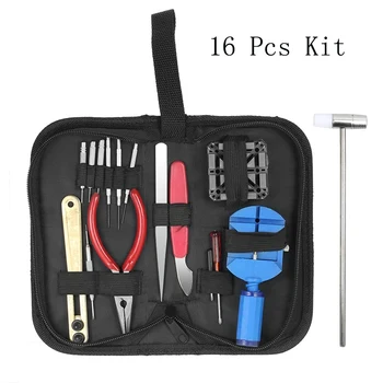 Tools Set 16pcs Watch Repair Tool Kit Clock Screwdriver Set Remover Watchmaker Pin Remover Hammer Pliers Opener Watch Tools Set
Tools Set 16pcs Watch Repair Tool Kit Clock Screwdriver Set Remover Watchmaker Pin Remover Hammer Pliers Opener Watch Tools Set
