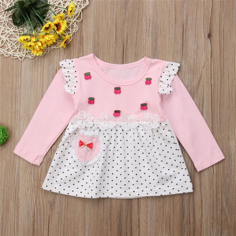 mini cherry print sweet girls dress cute high quality dress kawaii baby girls dress casual roupas infantis menina 4no20
mini cherry print sweet girls dress cute high quality dress kawaii baby girls dress casual roupas infantis menina 4no20