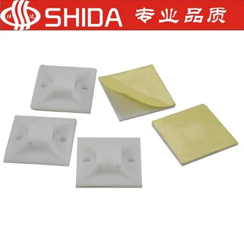 100PCS 40*40mm Self-Adhesive Tie Mount fixed seat nylon cable tie permanent seat adhesive tie mount fixed base 
100PCS 40*40mm Self-Adhesive Tie Mount fixed seat nylon cable tie permanent seat adhesive tie mount fixed base