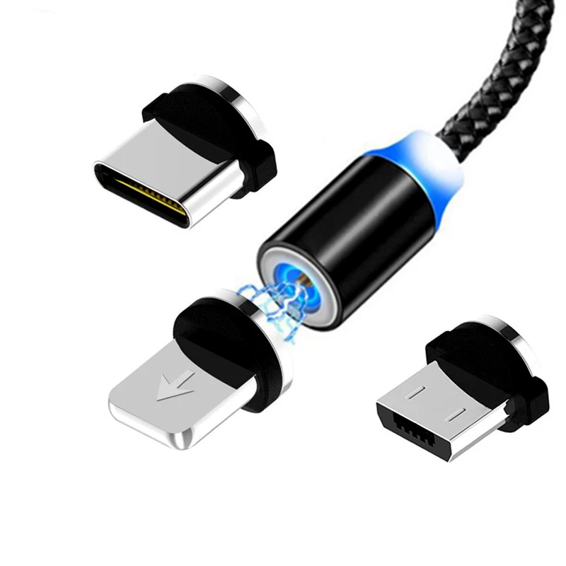 Micro USB Magnetic Cable Fast Charging Data Wire Type C Charger Cable For iphone XS Samsung Android 9.0 USBC Mobile Phone Cables
Micro USB Magnetic Cable Fast Charging Data Wire Type C Charger Cable For iphone XS Samsung Android 9.0 USBC Mobile Phone Cables