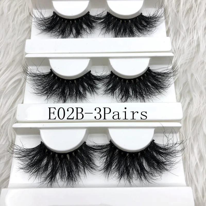 Mikiwi 25mm Long 3 Pairs 3D mink lashes extra length mink eyelashes Big dramatic volumn eyelashes strip thick false eyelash
Mikiwi 25mm Long 3 Pairs 3D mink lashes extra length mink eyelashes Big dramatic volumn eyelashes strip thick false eyelash