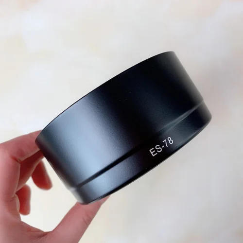 ES-78 camera Bayonet lens hood for CANON EF 50mm f/1.2L USM lens 5D3 5DIII 5D MARK III 5DS 5DSR 6D 1DX 1DS 5DIV 5D4 1DXII 5D2
ES-78 camera Bayonet lens hood for CANON EF 50mm f/1.2L USM lens 5D3 5DIII 5D MARK III 5DS 5DSR 6D 1DX 1DS 5DIV 5D4 1DXII 5D2