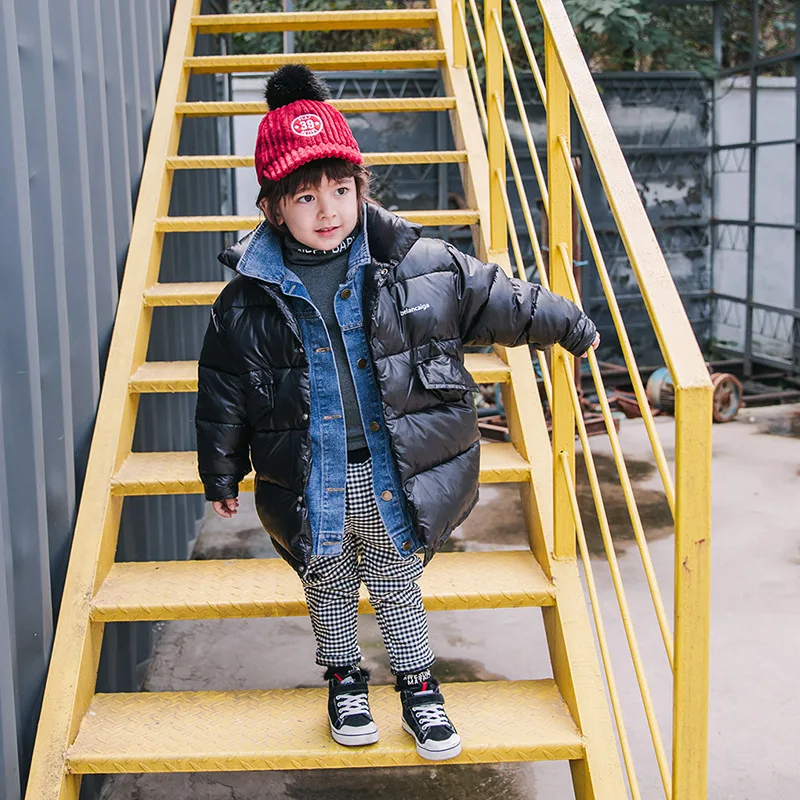 Boys 2018 winter new cotton children's small child fake two cotton clothes male baby foreign air jacket thickening cotton coat
Boys 2018 winter new cotton children's small child fake two cotton clothes male baby foreign air jacket thickening cotton coat