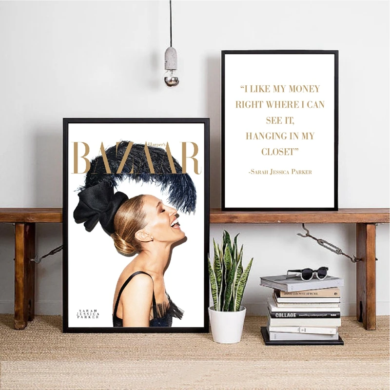 Sarah Jessica Parker Magazine Cover Wall Art Canvas Painting Quotes Wall Pictures Vogue Cover Fashion Decor Pictures Unframed
Sarah Jessica Parker Magazine Cover Wall Art Canvas Painting Quotes Wall Pictures Vogue Cover Fashion Decor Pictures Unframed
