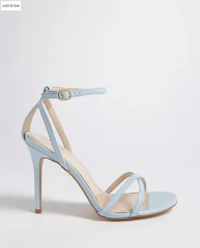 Patent leather Crisscross Heels 2019 women party shoes light blue sandals sexy gladiator sandals ankle strap wedding shoes
Patent leather Crisscross Heels 2019 women party shoes light blue sandals sexy gladiator sandals ankle strap wedding shoes