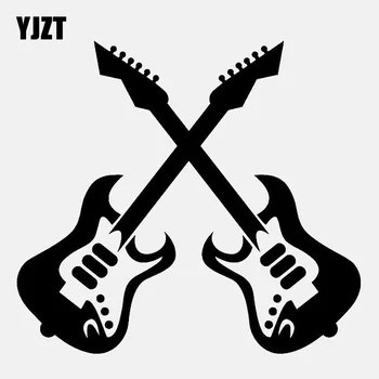 YJZT 13.3CM*12.2CM Two Electric Guitar Rock Music Musician Vinyl High Quality Car Sticker C22-0641
YJZT 13.3CM*12.2CM Two Electric Guitar Rock Music Musician Vinyl High Quality Car Sticker C22-0641