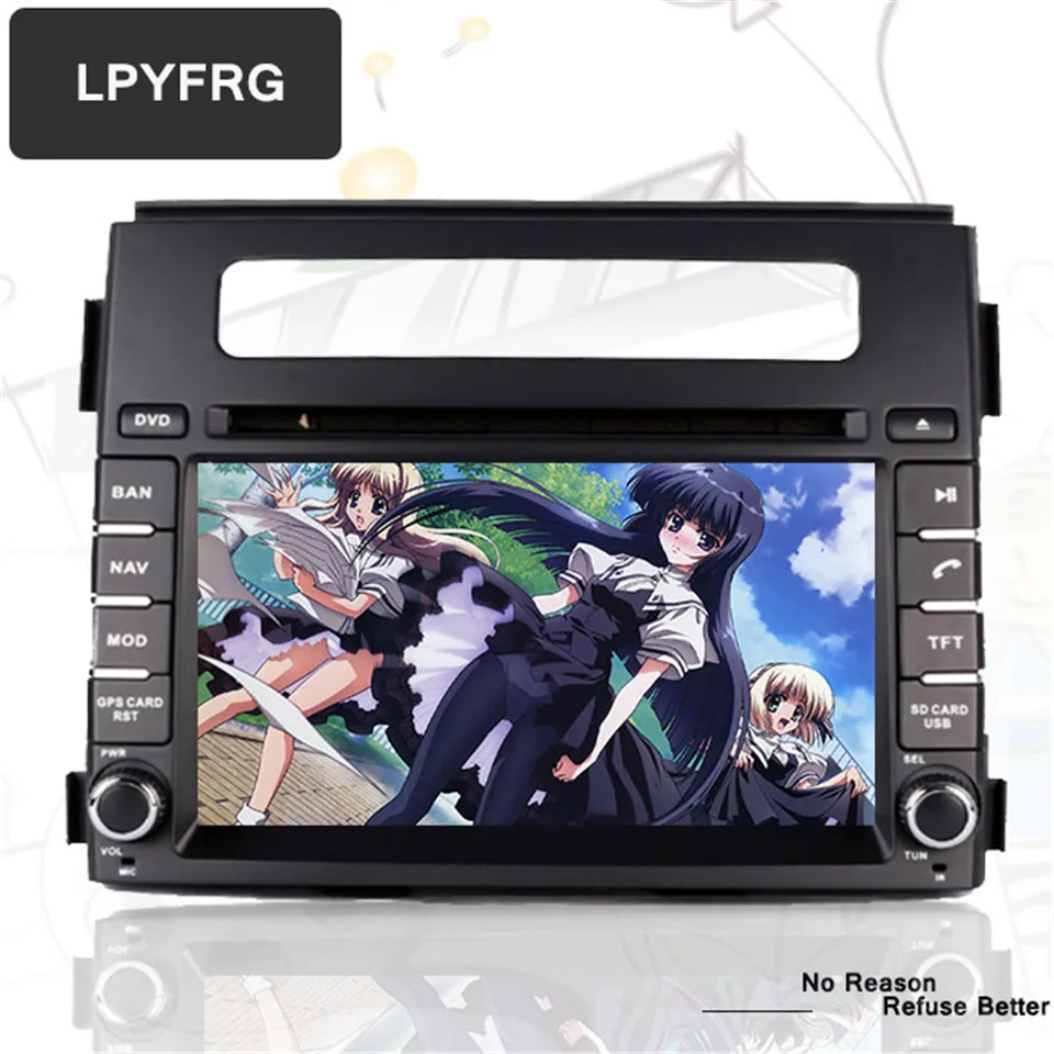 Автомагнитола 2DIN 4 Гб ОЗУ Восьмиядерный процессор android 10 0 DVD GPS для Kia Soul 2011 2012 2013 с