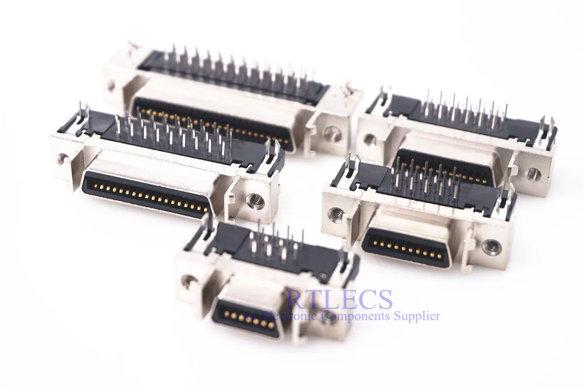 5 pcs Female MDR Servo driver SCSI Connector HPCN Slot Type 14 20 26 36 50 pin Socket 90 Degree right angle Through Holes pcb
5 pcs Female MDR Servo driver SCSI Connector HPCN Slot Type 14 20 26 36 50 pin Socket 90 Degree right angle Through Holes pcb