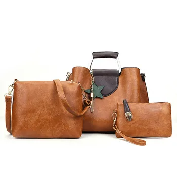 3PC/Set Large Capacity Vintage PU Leather Brand Designer Ladies Messenger Bag Purse Handbag Women Clutch Crossbody Bags Tote
3PC/Set Large Capacity Vintage PU Leather Brand Designer Ladies Messenger Bag Purse Handbag Women Clutch Crossbody Bags Tote