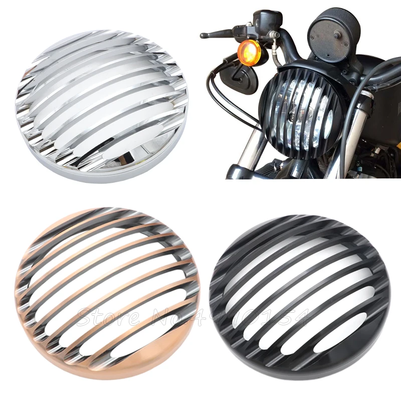 Motorcycle 5 3/4" Aluminium Black Headlight Grill Cover Kit Fits For Harley Sportster 883 XL1200 From 2004 To 2014 Iron New
Motorcycle 5 3/4" Aluminium Black Headlight Grill Cover Kit Fits For Harley Sportster 883 XL1200 From 2004 To 2014 Iron New