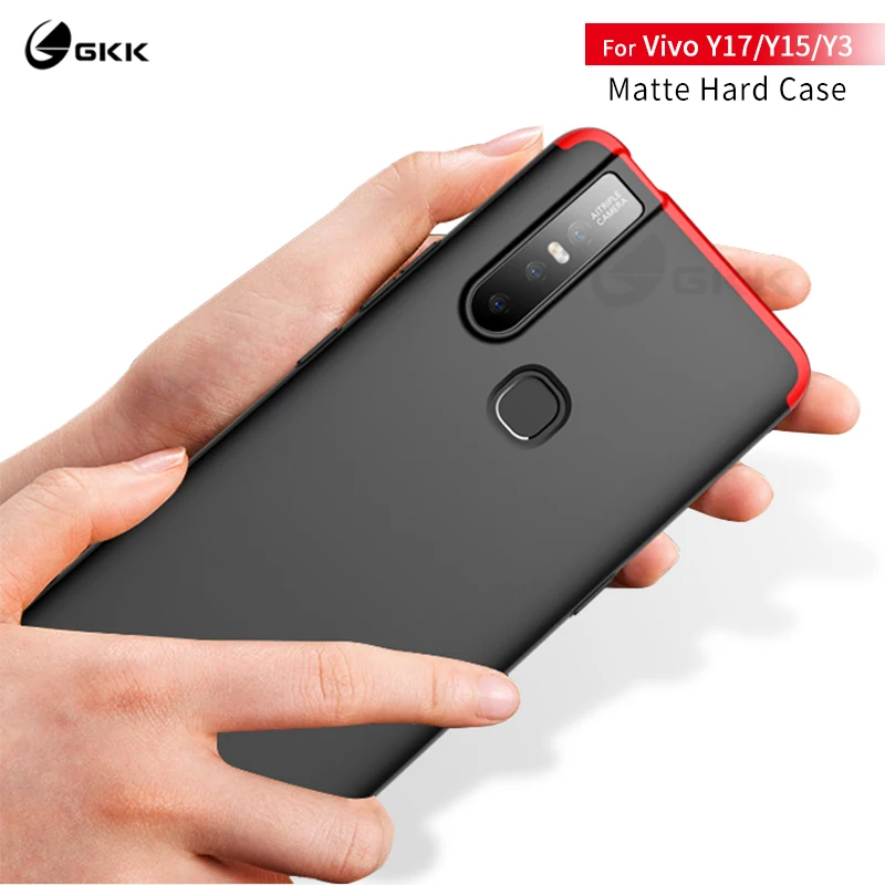 GKK original for Vivo Y17 case 3 In 1 fashion All-included protection Anti-knock Hard PC matte cover for Vivo Y15 Y3 Case coque
GKK original for Vivo Y17 case 3 In 1 fashion All-included protection Anti-knock Hard PC matte cover for Vivo Y15 Y3 Case coque