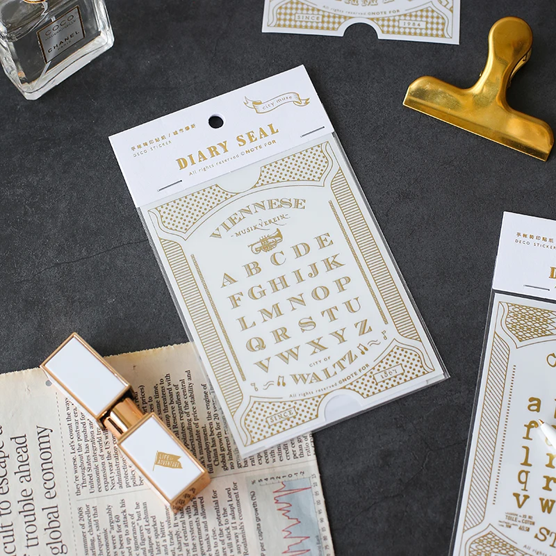 1 pcs/pack Gold English alphabet, Numbers adhesive paper sticker diy Handmade Gift Card photo album Scrapbook decoration sticker
1 pcs/pack Gold English alphabet, Numbers adhesive paper sticker diy Handmade Gift Card photo album Scrapbook decoration sticker