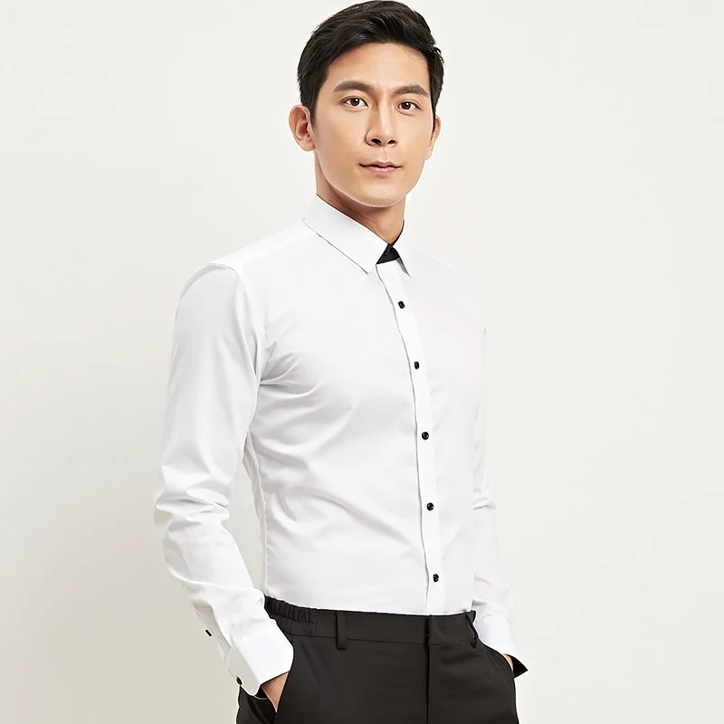 2019 New Arrival Brand Men Regular Fit Dress Shirts Cotton Blend Long Sleeves Solid Color Mens Business Non-iron Shirt A8139
2019 New Arrival Brand Men Regular Fit Dress Shirts Cotton Blend Long Sleeves Solid Color Mens Business Non-iron Shirt A8139