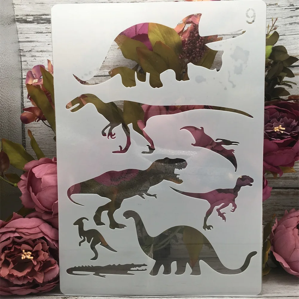 A4 29cm Prehistoric Dinosaur Crocodile DIY Layering Stencils Painting Scrapbook Coloring Embossing Album Decorative Template
A4 29cm Prehistoric Dinosaur Crocodile DIY Layering Stencils Painting Scrapbook Coloring Embossing Album Decorative Template