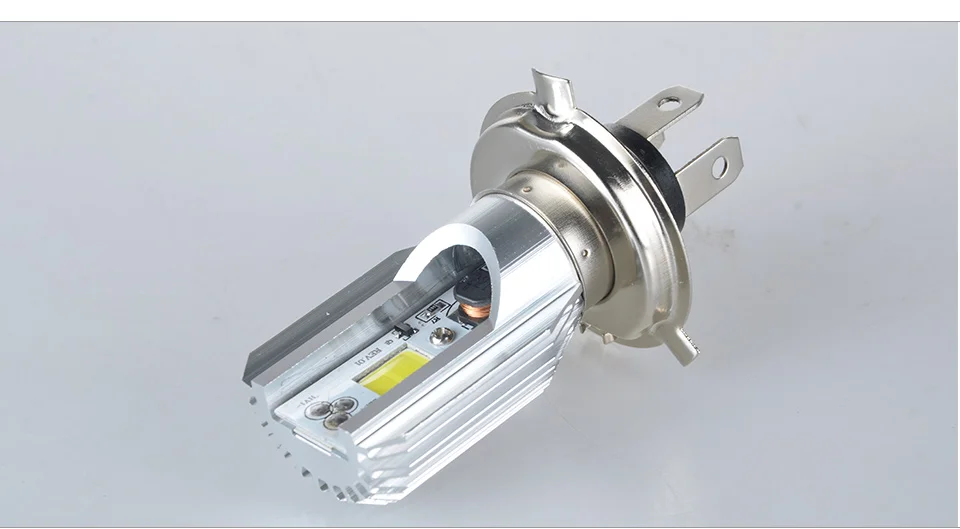 Foxcncar H4 P43t HS1 LED Motorcycle Headlight Bulbs 1000Lm HL 12V COB 18650 Chip Scooter Accessories Moto DRL Lights For Suzuki (11)