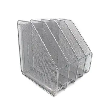 Mesh Metal 4 Compartment Freestanding Desktop Documents / Magazines / Notebooks / Folder Organizer Rack
Mesh Metal 4 Compartment Freestanding Desktop Documents / Magazines / Notebooks / Folder Organizer Rack
