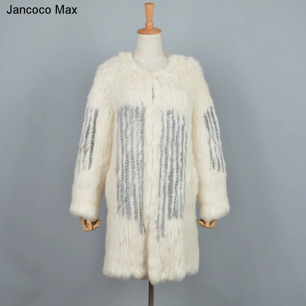 Jancoco Max 2019 New Women's Real Rabbit Fur Long Coats High Quality Knitted Outerwear Winter Warm S7252
Jancoco Max 2019 New Women's Real Rabbit Fur Long Coats High Quality Knitted Outerwear Winter Warm S7252